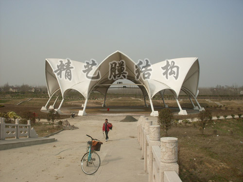 扬州仪征枣林湾芍药园膜结构